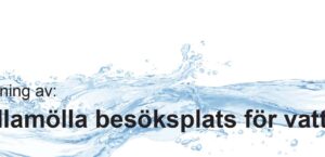 Header för invigning av Besöksplats Hallamölla.