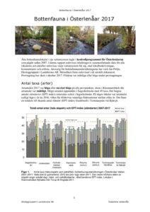 Bottenfauna i Österlenåar 2017